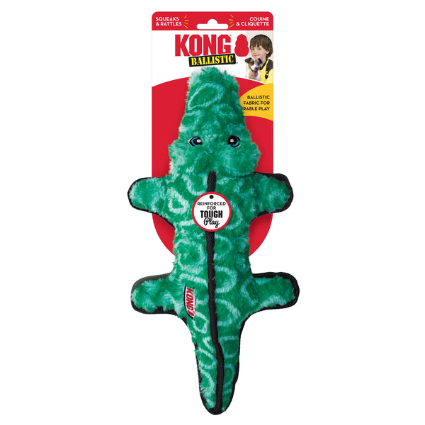 KONG Jouet alligator Ballistic pour chien