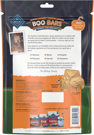 Blue Buffalo Halloween Boo Bars Friandises au potiron et à la cannelle pour chiens