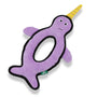 Beco Rough & Tough Narwhal Recycled Dog Toy