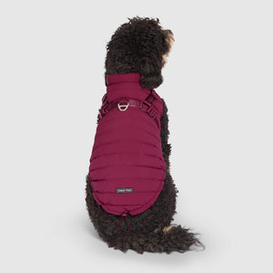 Canada Pooch Puffer Dog Harness, Plum