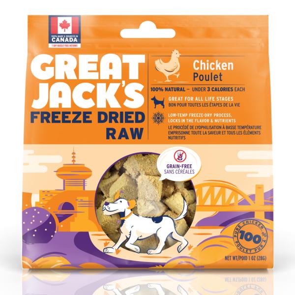 Great Jack's Chicken Freeze-Dried Dog Treats