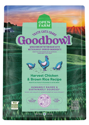 Open Farm Goodbowl Harvest Chicken & Brown Rice Dry Cat Food