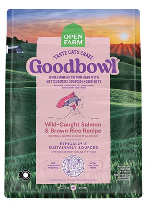 Open Farm Goodbowl Wild-Caught Salmon & Brown Rice Dry Cat Food