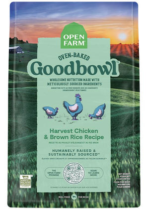 Open Farm Goodbowl Croquettes Saveur Poulet & Riz brun pour chien
