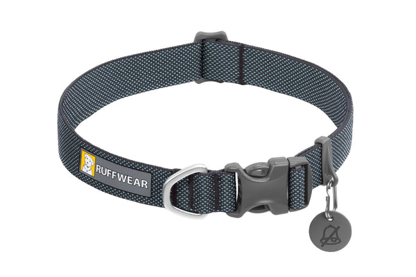 Ruffwear Collier Hi & Light pour chien, Basalt Gray