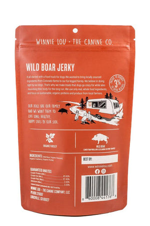 Winnie Lou The Canine Co. Friandises Jerky de sanglier pour chiens