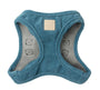 FuzzYard Life Corduroy Step In Dog Harness, French Blue