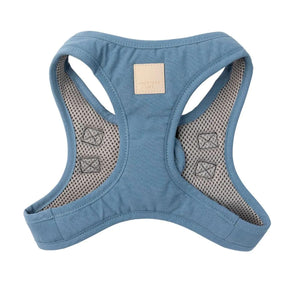 FuzzYard Life Cotton Step In Dog Harness, French Blue