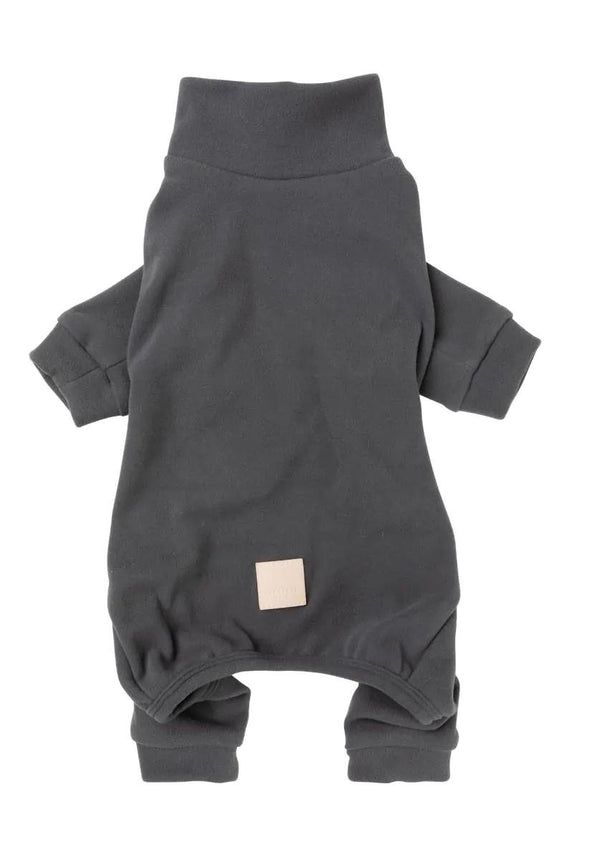 FuzzYard Life Soft Touch Dog Pajamas, Slate Grey