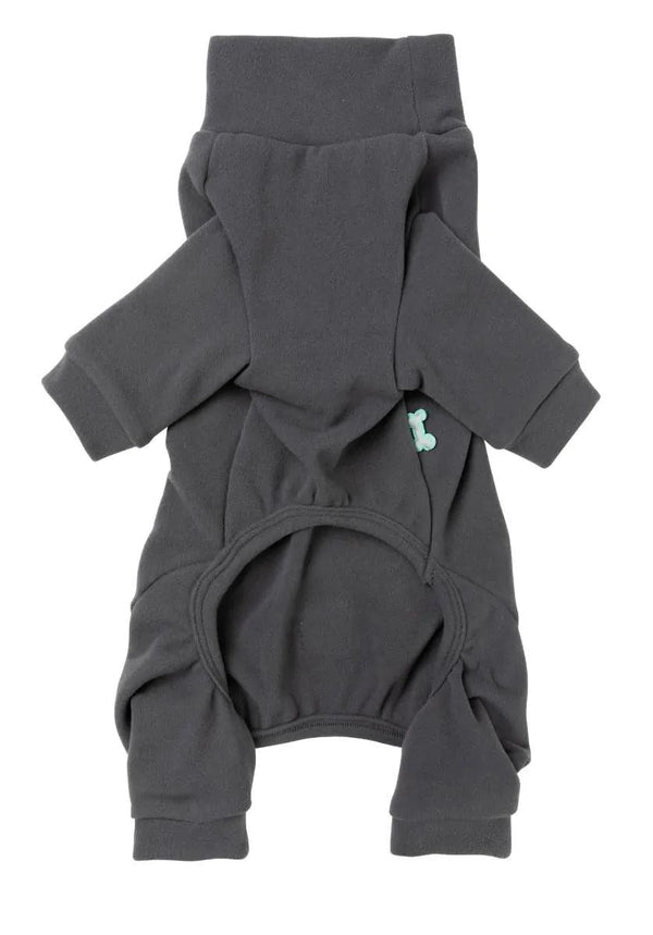 FuzzYard Life Soft Touch Dog Pajamas, Slate Grey