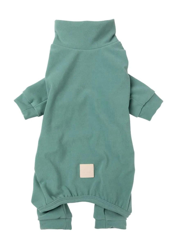 FuzzYard Life Soft Touch Dog Pajamas, Myrtle Green