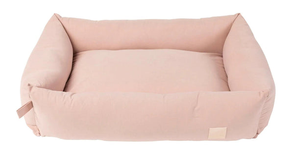 FuzzYard Life Cotton Dog Bed, Soft Blush