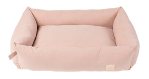 FuzzYard Life Cotton Dog Bed, Soft Blush