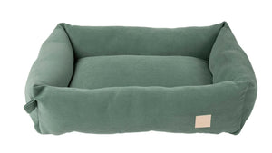 FuzzYard Life Corduroy Dog Bed, Myrtle Green