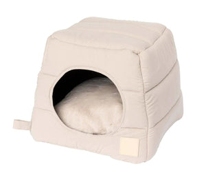 FuzzYard Life Cat Cubby for Cats & Small Dogs, Sandstone