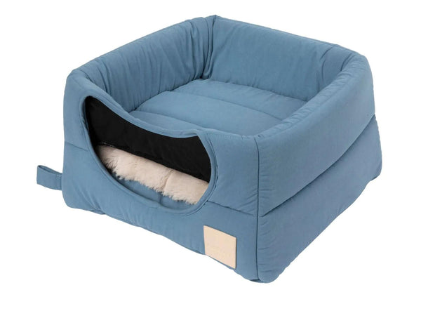 FuzzYard Life Cat Cubby for Cats & Small Dogs, French Blue
