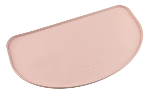 FuzzYard Life Tapis d'alimentation en silicone, Rose doux