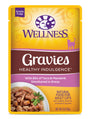 Wellness Healthy Indulgence Gravies with Bits of Tuna & Mackerel Smothered in Gravy Grain-Free Wet Cat Food Pouches