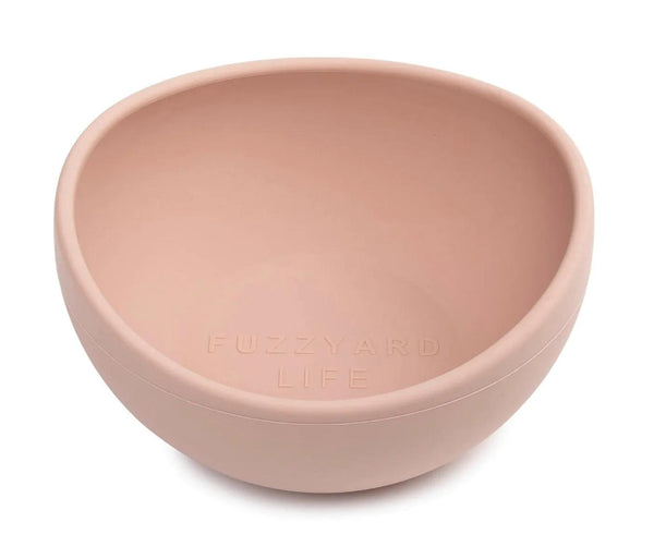 FuzzYard Life Gamelle en silicone pour chiens, Rose doux