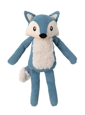 FuzzYard Life Fox Dog Toy, French Blue