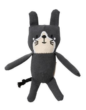 FuzzYard Life Jouet chat en coton Cat, Gris ardoise
