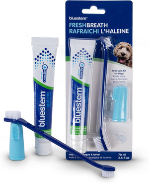 Bluestem Vanilla Mint Flavor Oral Care Kit for Dogs