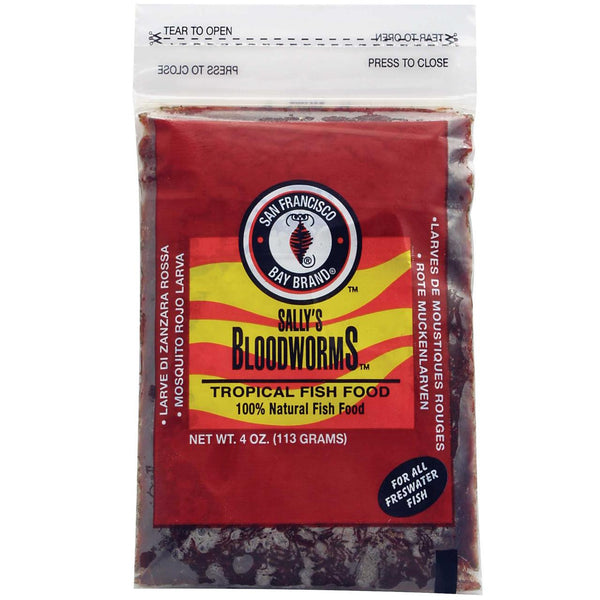 San Francisco Bay Brand Sally's Bloodworms Nourriture congelée pour poissons