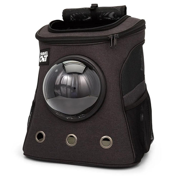 Travel Cat The Fat Cat Large Cat Backpack, Charcoal