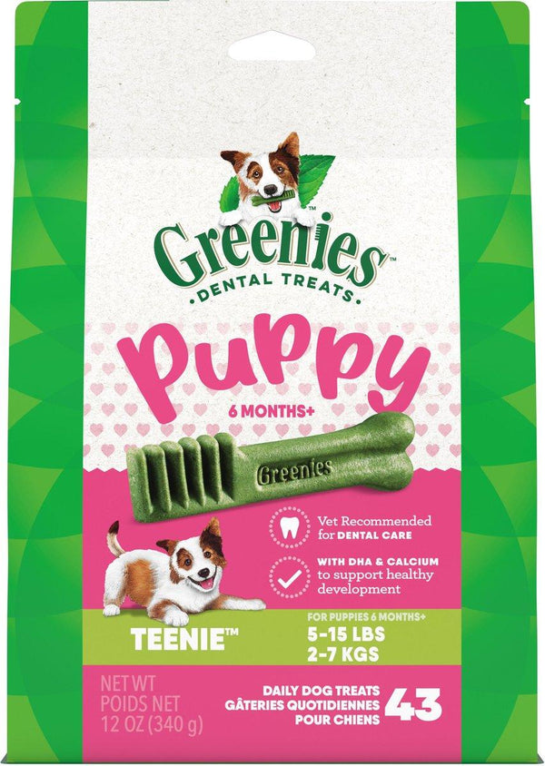 Greenies Puppy 6 Months+ Teenie Dental Dog Treats