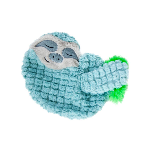 Petstages Purr Pillow Snoozin' Sloth Plush Cat Toy, Green