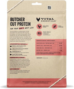 Vital Essentials Chicken Necks Freeze-Dried Raw Dog Treats