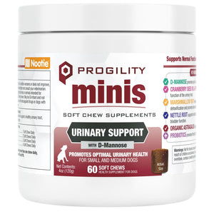 Nootie Progility Minis Urinary Support Soft Chews Supplement for Small & Medium Dogs