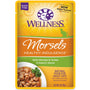 Wellness Healthy Indulgence Morsels with Chicken & Turkey in Savory Sauce Grain-Free Wet Cat Food Pouches