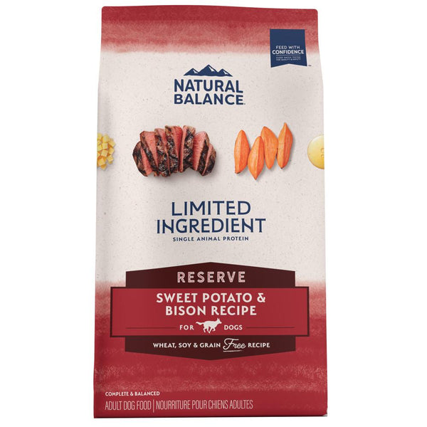 Natural Balance Limited Ingredient Reserve Sweet Potato & Bison Recipe Grain-Free Dry Dog Food