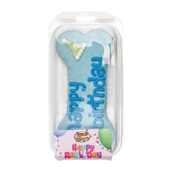 Bosco & Roxy's Happy Birthday Bone Dog Treats, Blue