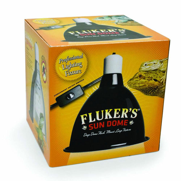 Fluker's Lampe Sun Dome pour Reptiles, Noire