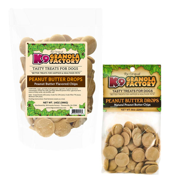 K9 Granola Factory Peanut Butter Drops Friandises pour Chiens
