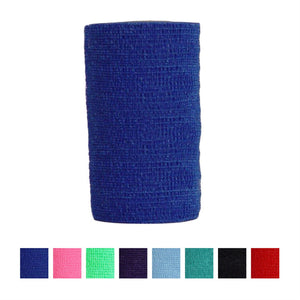Andover Healthcare CoFlex Vet Bandage pour cheval, chien et chat, bleu, 4-in