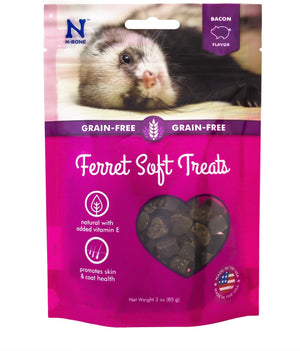 N-Bone Bacon Flavor Grain-Free Soft Ferret Treats, 3-oz