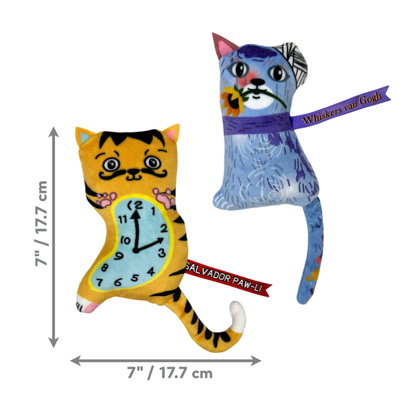 KONG Artz Salvador Paw-Li & Whiskers Van Gogh Jouet Chat