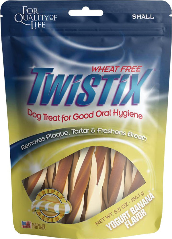 N-Bone Twistix Yogurt Banana Flavor Dog Treats