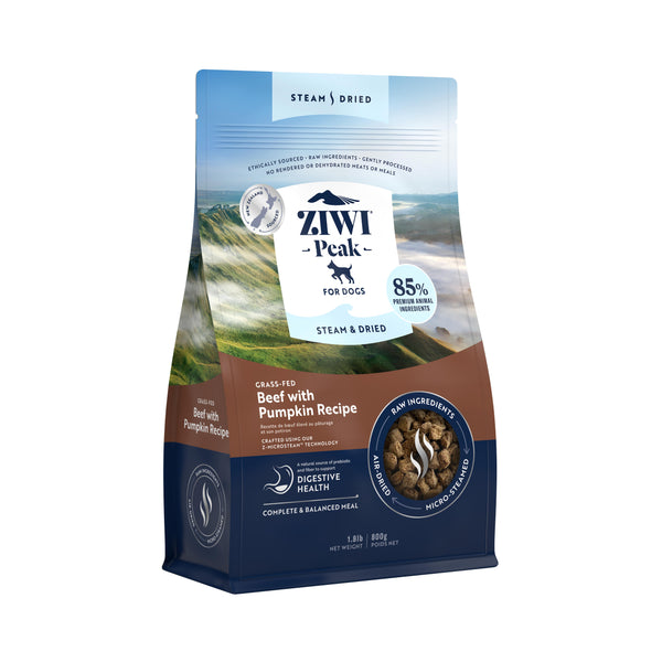 ZIWI Peak Steam & Dried Beef with Pumpkin Recipe Air-Dried Dog Food