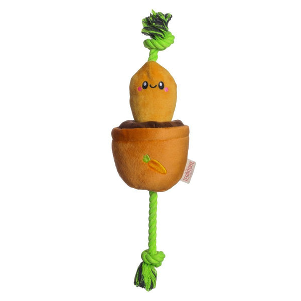Original Territory Jouet à Tirer avec Friandises Dispensables Carotte, pour Chiens