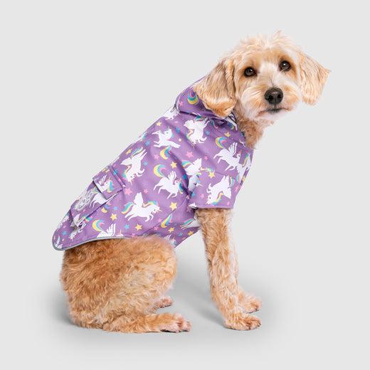 Canada Pooch Imperméable Wet Reveal Torrential Tracker pour chien, Licornes