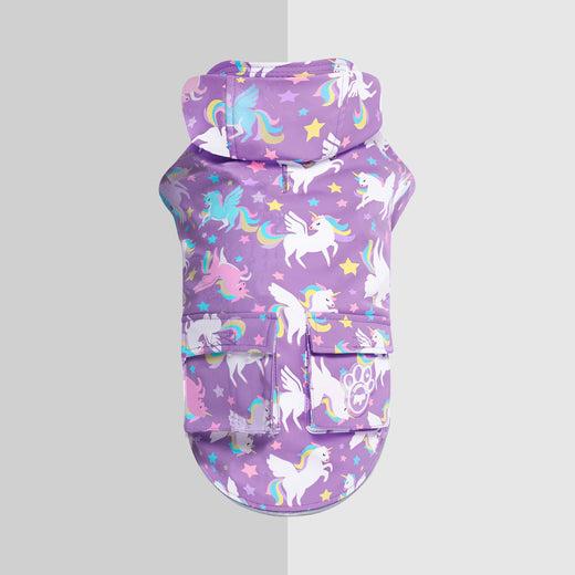 Canada Pooch Imperméable Wet Reveal Torrential Tracker pour chien, Licornes