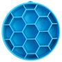 SodaPup eBowl Nid d'abeilles Gamelle enrichissante pour chien à alimentation lente, Bleue