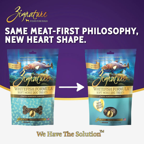 Zignature Friandises molles humides à la Formule à Ingrédients Limités Poisson Blanc