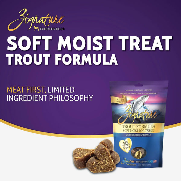 Zignature Friandises molles humides à la Formule à Ingrédients Limités Truite