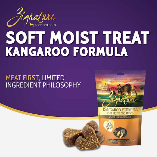 Zignature Friandises molles humides à la Formule à Ingrédients Limités Kangourou