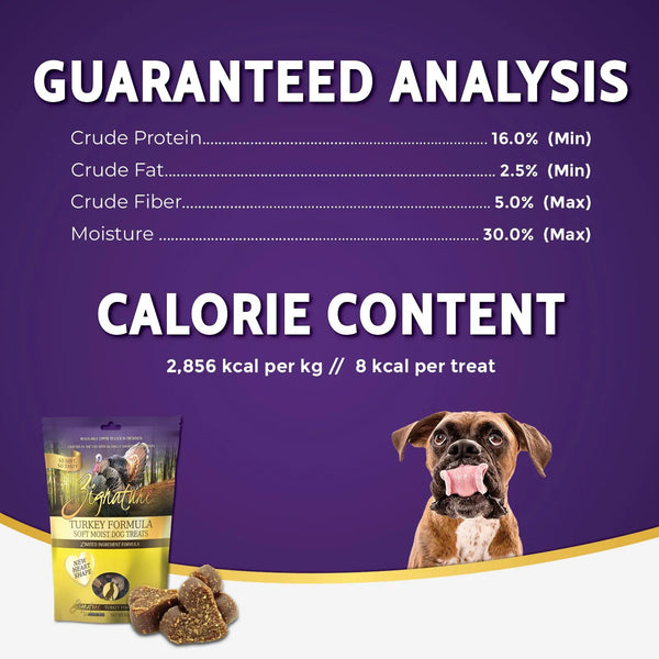 Zignature Friandises molles humides à la dinde formulation à ingrédients limités pour chiens